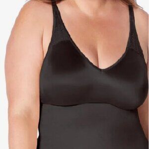 Elegant Black Lace Trim Camisole